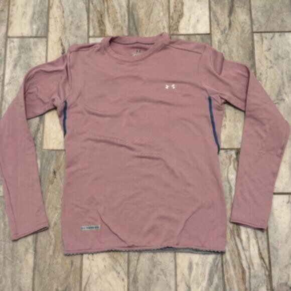 Under Armour women's small pink BASE 2.0 long sleeve - Picture 1 of 7